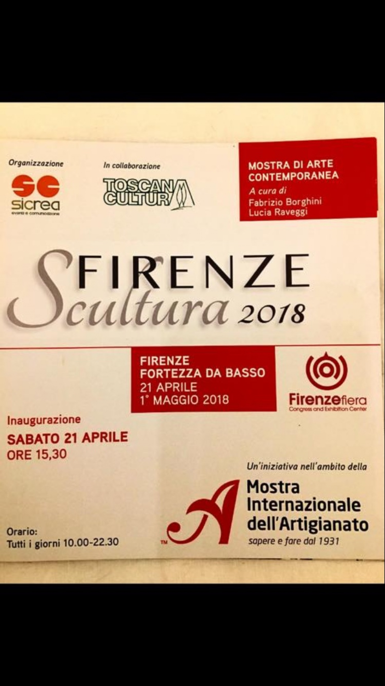 FIRENZE SCULTURA 2018